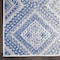 Homeroots 5 x 7 ft. Ivory & Blue Lattice Area Rug 385902 - alternate 4